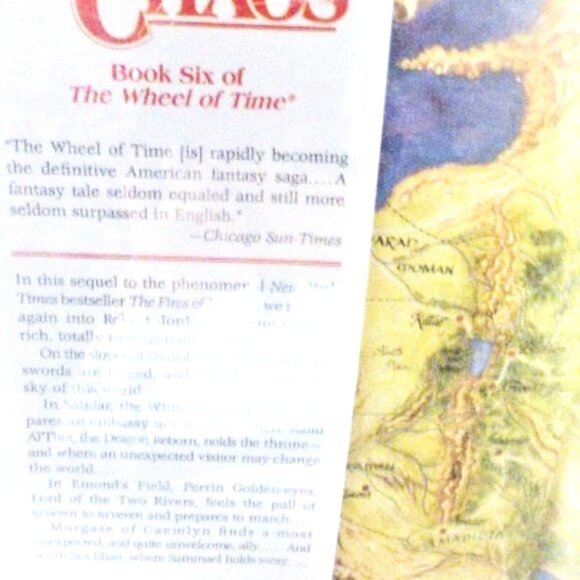 BK35BSM 1994 LORD of CHAOS Robert Jordan Book 6 Wheel of Time HC/DJ - Picture 5 of 7